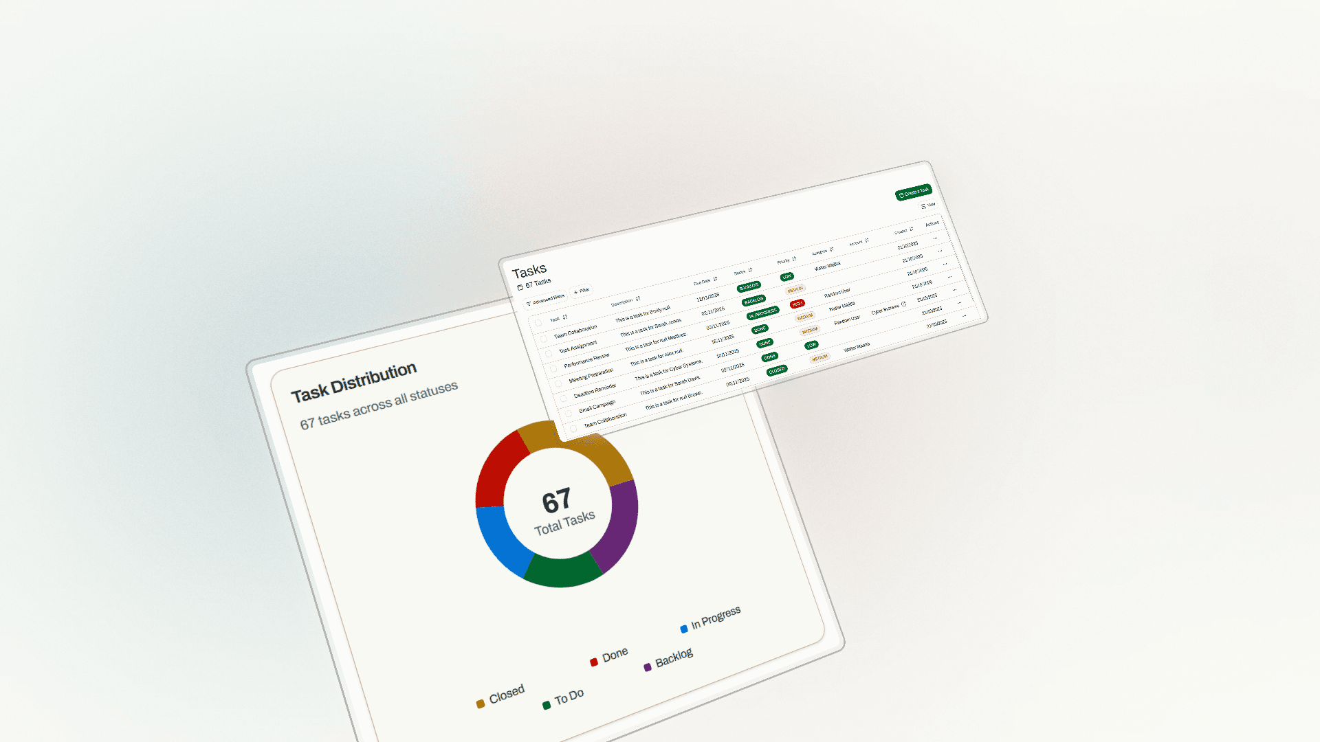 Task Management Dashboard